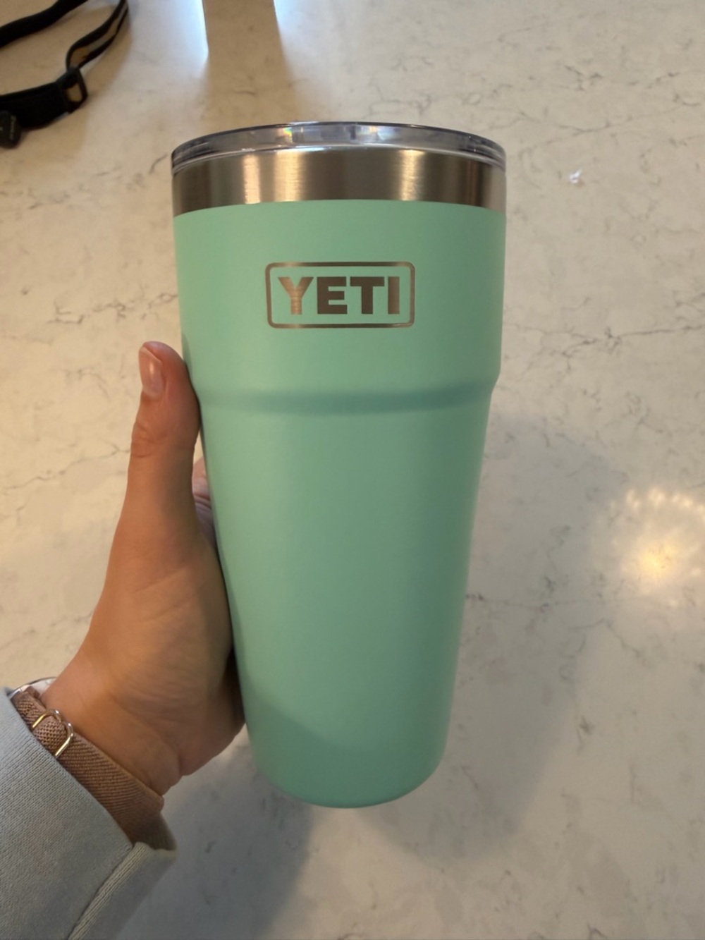 Yeti 26oz Mint Green Insulated Tumbler